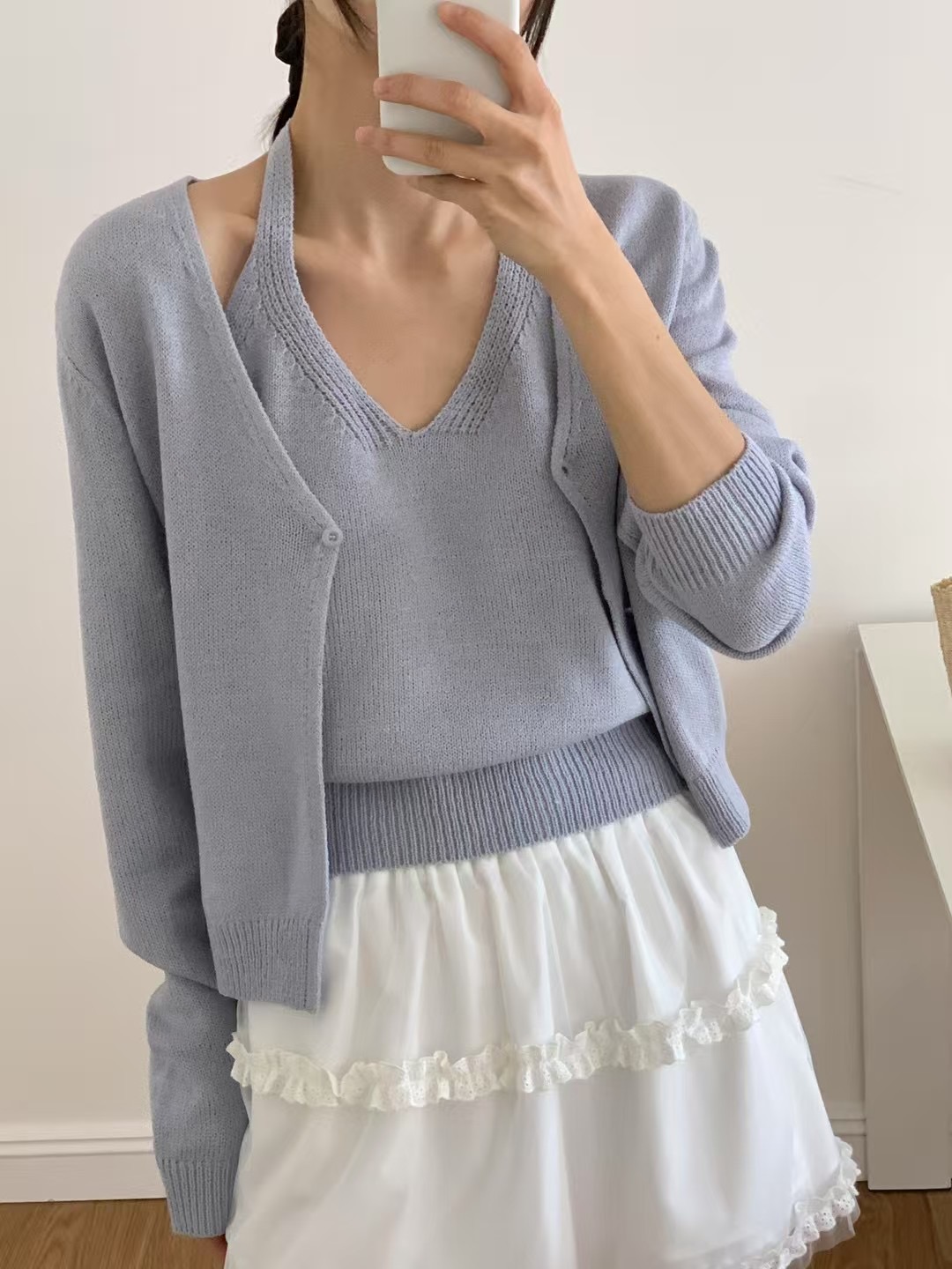 IKMOOI韓國㊣直郵東大門代購女裝新品熱賣時尚人氣休閑套裝IKMOOI套裝圖色2
