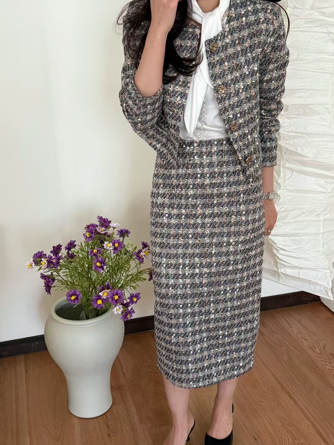 MYO韓國直郵㊣東大門實拍女裝新款休閑25春夏人氣時尚套裝套裝MYO套裝