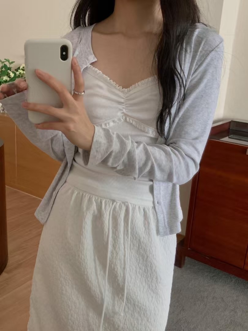 IKMOOI韓國直郵㊣女裝新品25春夏推薦時尚熱賣半身裙中短裙IKMOOI半身裙/中短裙