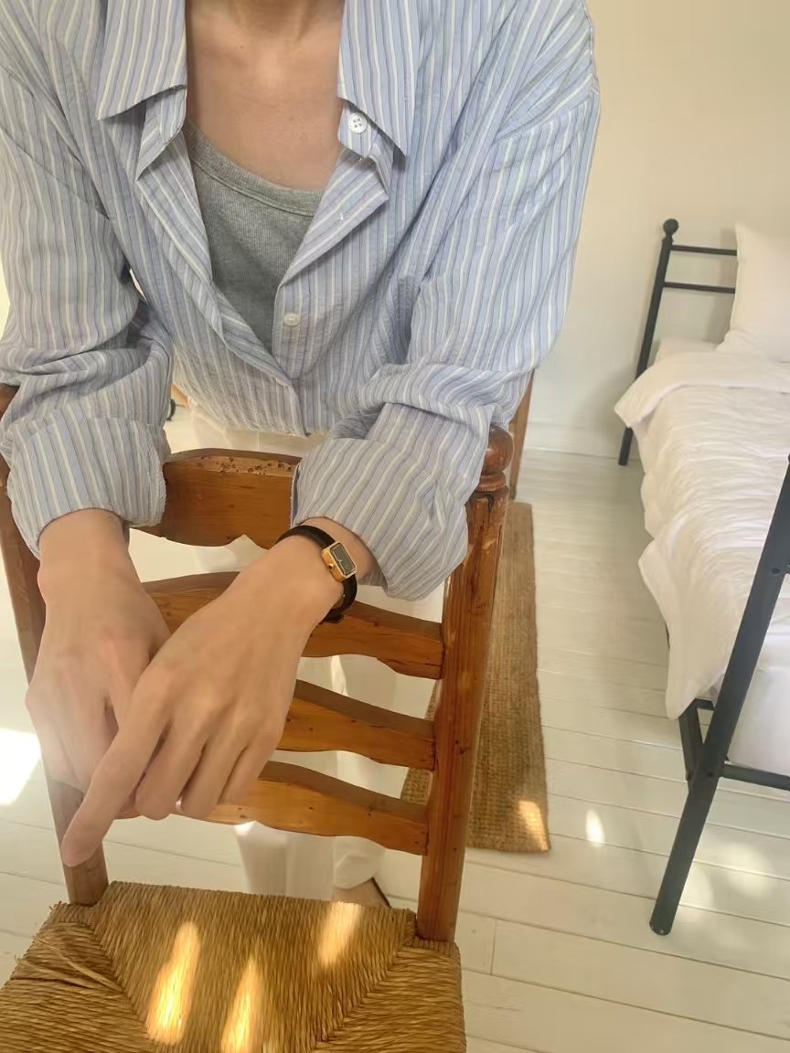 NAM.2韓國直郵㊣東大門實拍女裝新款休閑推薦時尚襯衫蕾絲衫EDINBURGH襯衫/蕾絲衫