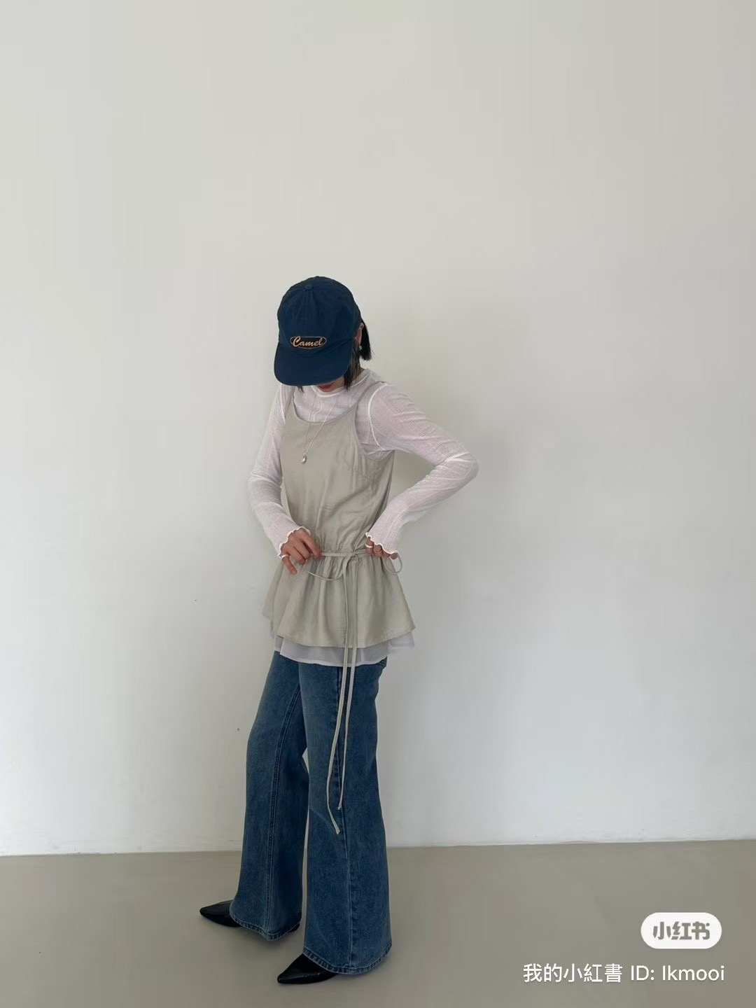 IKMOOI直郵韓國代購㊣女裝新品熱賣推薦休閑時尚人氣吊帶背心IKMOOI吊帶/背心