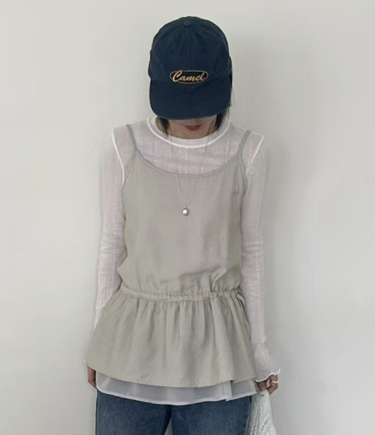 IKMOOI直郵韓國代購㊣女裝新品熱賣推薦休閑時尚人氣吊帶背心IKMOOI吊帶/背心圖色2