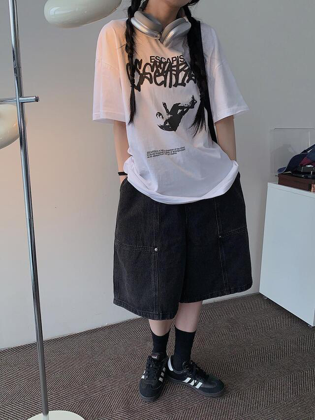 DOUBLE.S韓國㊣直郵東大門代購女裝新款25春夏休閑推薦短褲DOUBLE.S短褲