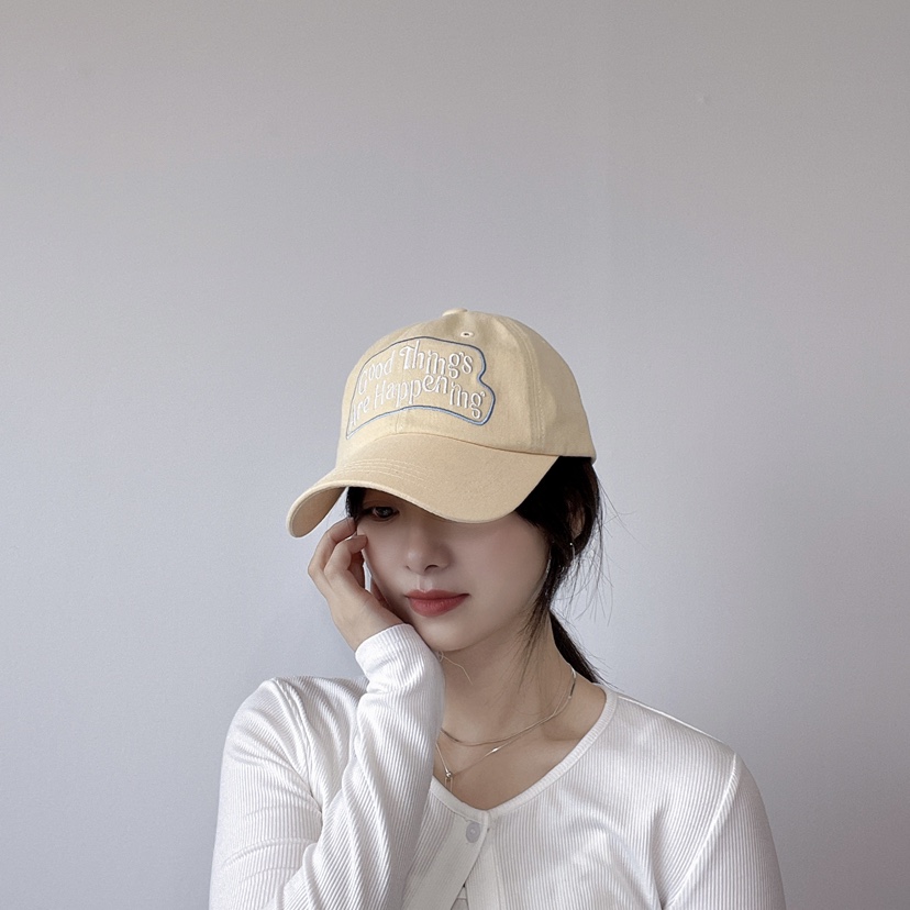 LOVELY HAT韓國㊣直郵東大門代購女裝新款人氣25春夏休閑帽子LOVELY HAT帽子圖色2