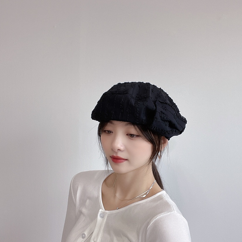 LOVELY HAT韓國直郵㊣東大門實拍女裝新品時尚熱賣人氣帽子LOVELY HAT帽子圖色2