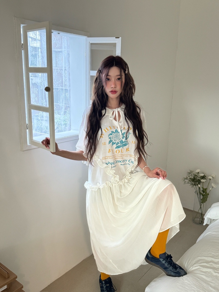 MAISONDEGLORY直郵韓國代購㊣女裝新款推薦時尚人氣連衣裙復古MAISON DE GLORY連衣裙