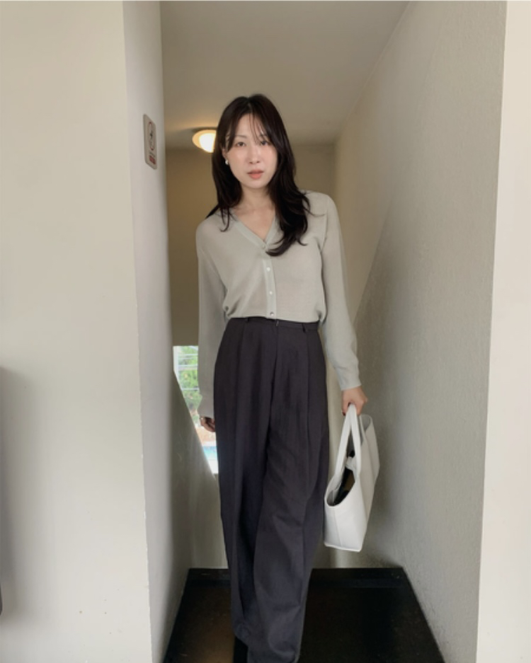 MAYBEEN韓國直郵㊣女裝新款休閑熱賣推薦時尚25春夏針織衫開衫MAYBEEN針織衫