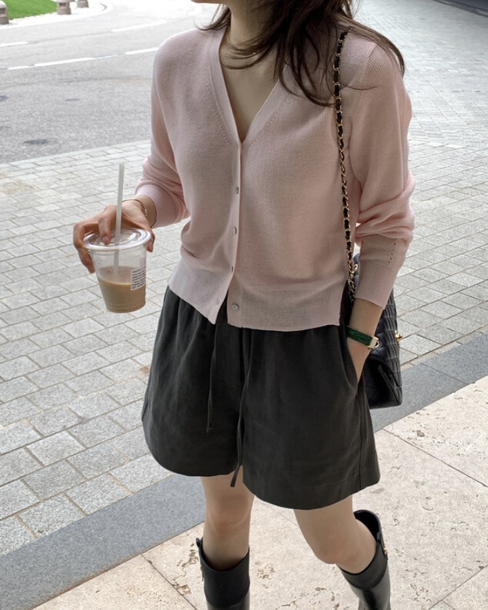 MAYBEEN韓國直郵㊣女裝新款休閑熱賣推薦時尚25春夏針織衫開衫MAYBEEN針織衫