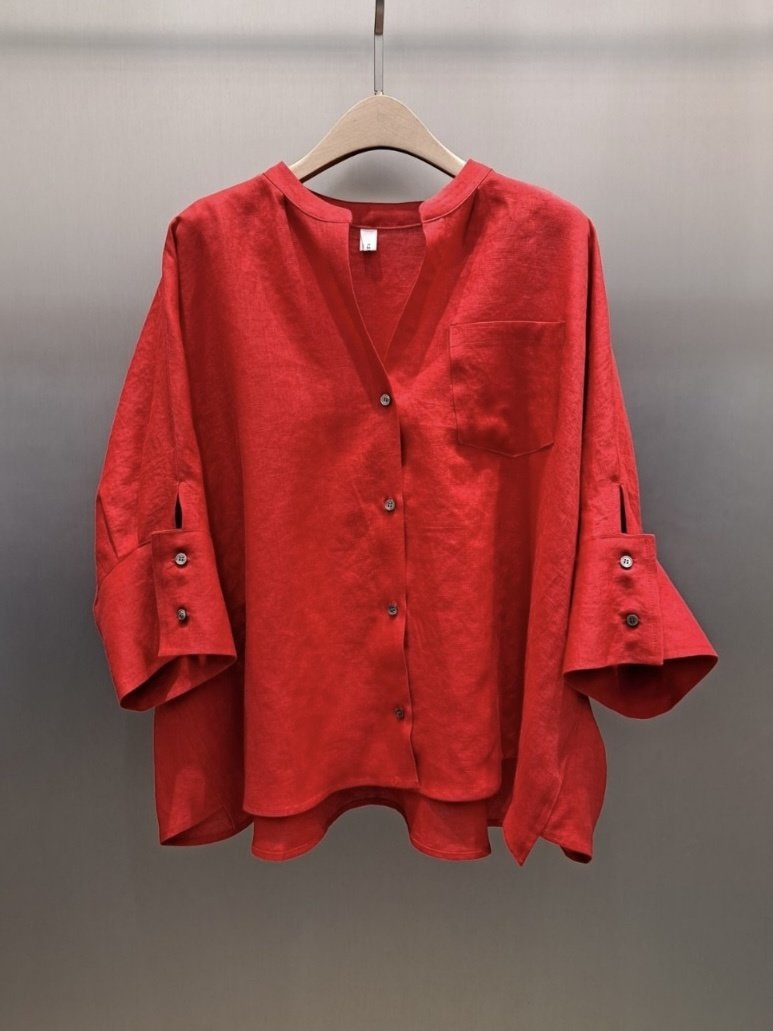 THE SIL韓國直郵㊣東大門實拍女裝新款休閑襯衫蕾絲衫亞麻THE SIL/1 2ILLY襯衫/蕾絲衫