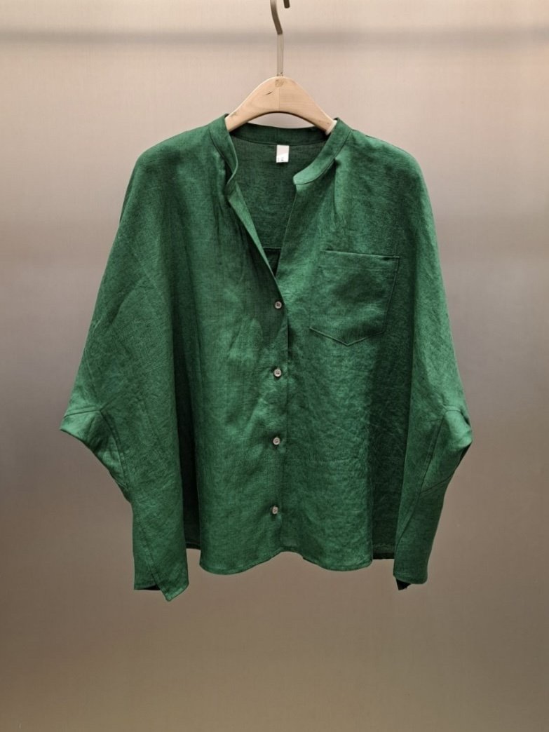 THE SIL韓國直郵㊣東大門實拍女裝新款休閑襯衫蕾絲衫亞麻THE SIL/1 2ILLY襯衫/蕾絲衫圖色2