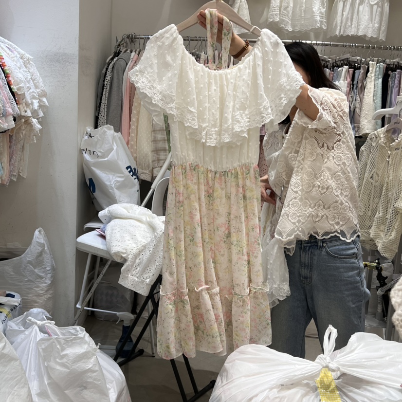 YARD韓國直郵㊣女裝新品推薦人氣熱賣25春夏時尚連衣裙含腰帶YARD連衣裙
