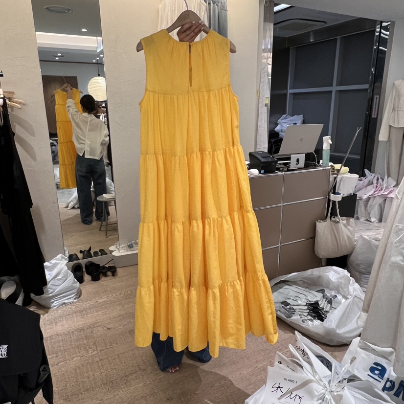W AND J韓國㊣直郵東大門代購女裝新品人氣熱賣時尚連衣裙W AND J連衣裙
