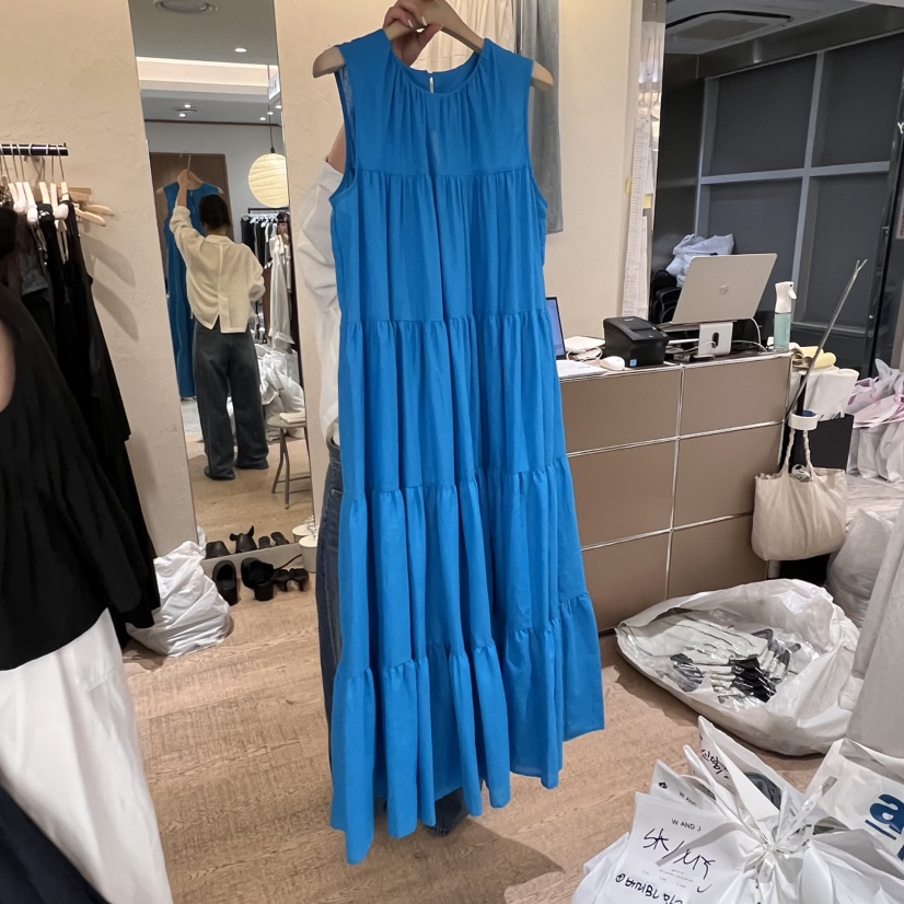W AND J韓國㊣直郵東大門代購女裝新品人氣熱賣時尚連衣裙W AND J連衣裙圖色3