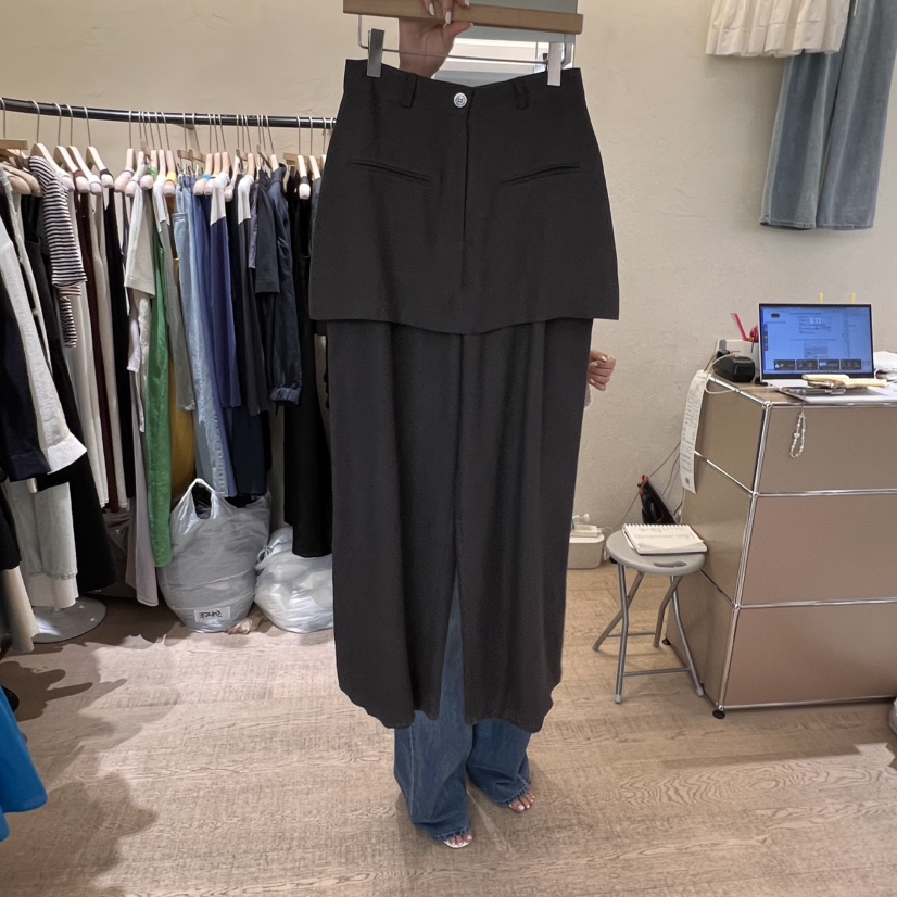 W AND J韓國㊣直郵東大門代購女裝新款人氣25春夏時尚裙褲W AND J裙褲