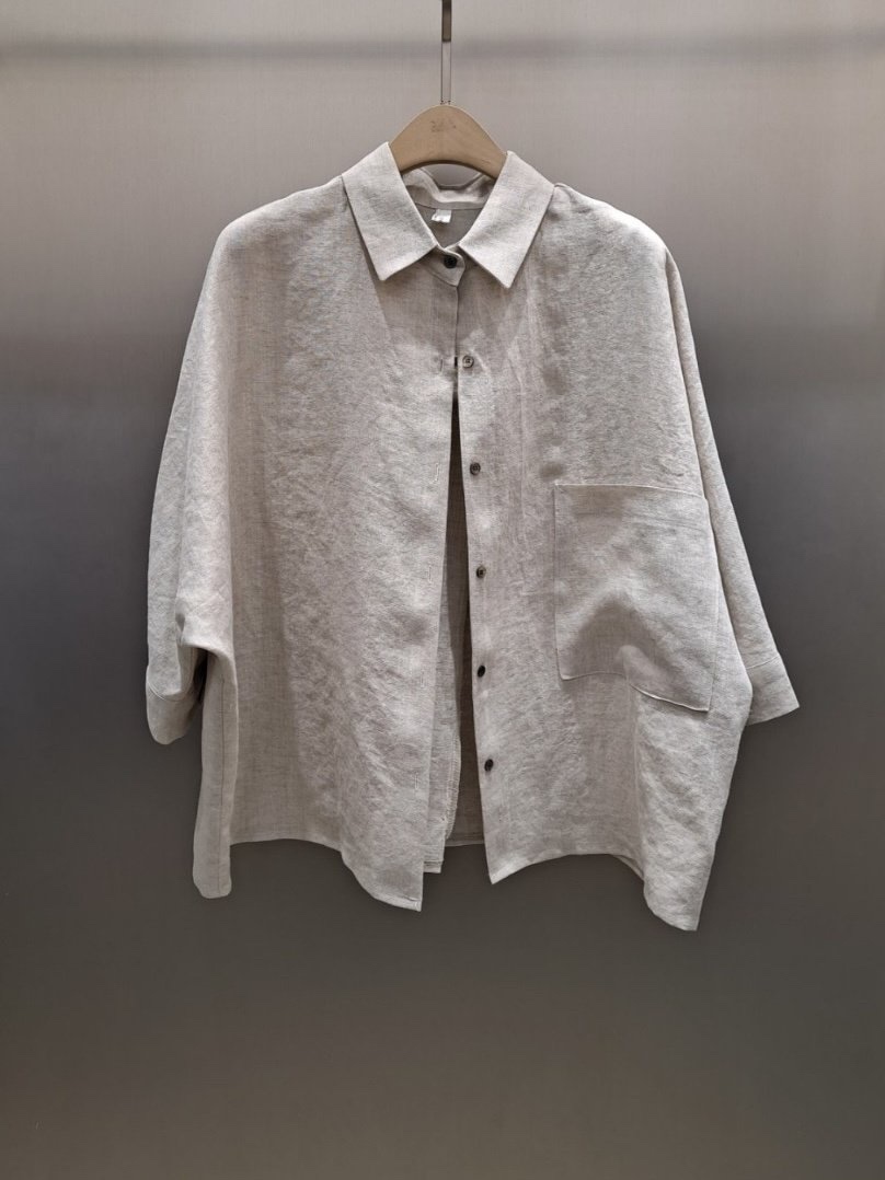 THE SIL直郵韓國代購㊣女裝新品熱賣25春夏襯衫蕾絲衫亞麻THE SIL/1 2ILLY襯衫/蕾絲衫圖色4