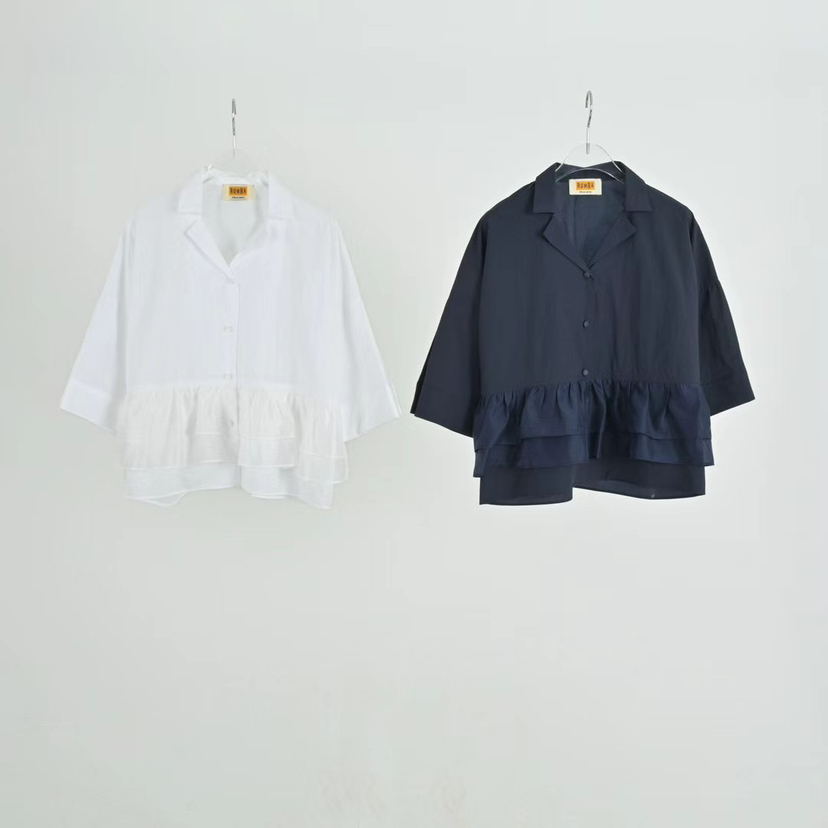RUMBA韓國㊣直郵東大門代購女裝新品人氣25春夏推薦襯衫蕾絲衫RUMBA襯衫/蕾絲衫