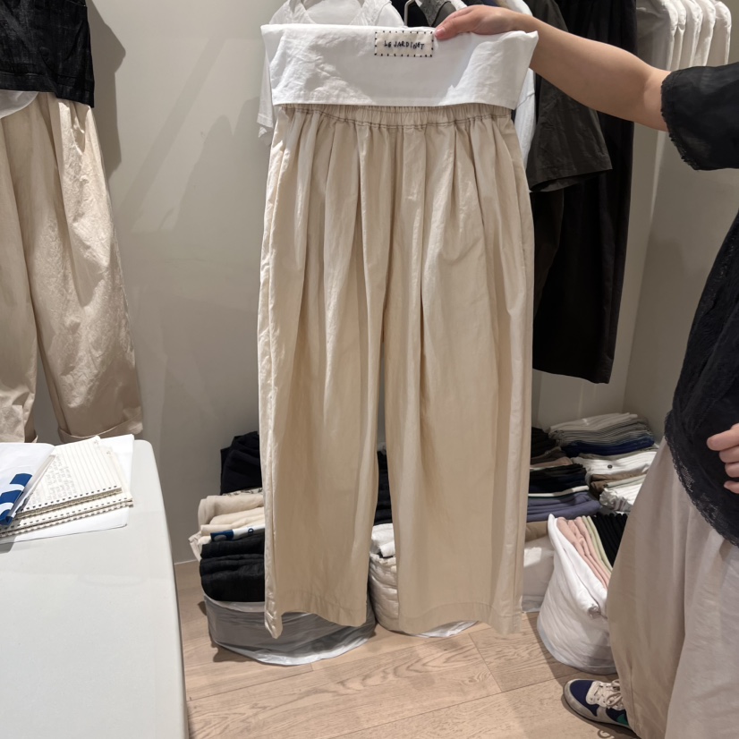 LE JARDINET直郵韓國代購㊣女裝新品熱賣人氣推薦時尚休閑褲LE JARDINET休閑褲