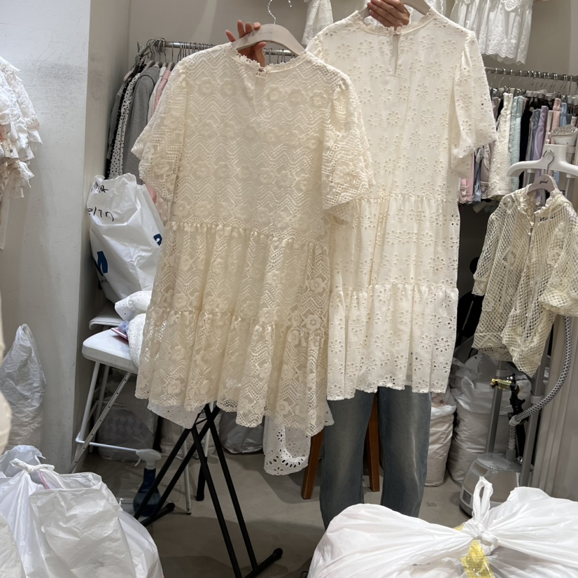 YARD韓國㊣直郵東大門代購女裝新款人氣推薦25春夏連衣裙刺繡YARD連衣裙