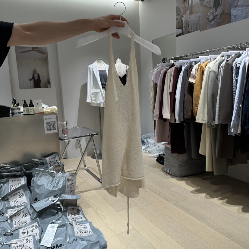 FAVOR-P直郵韓國代購㊣女裝新品25春夏人氣時尚推薦吊帶背心FAVOR吊帶/背心