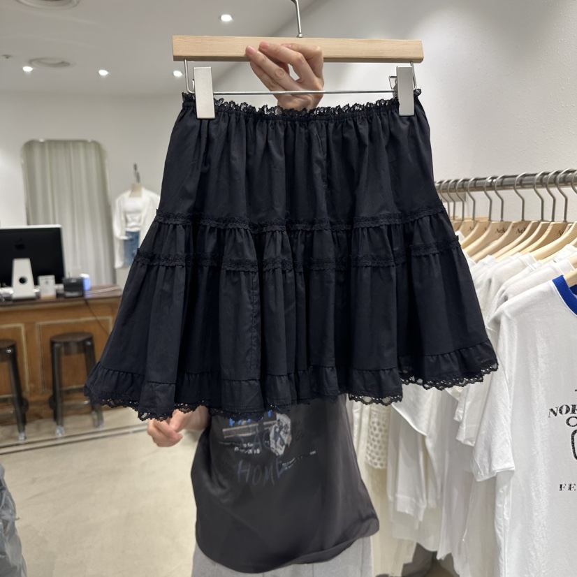 ACKER韓國直郵㊣女裝新品熱賣25春夏推薦時尚休閑人氣短裙蕾絲ACKER短裙