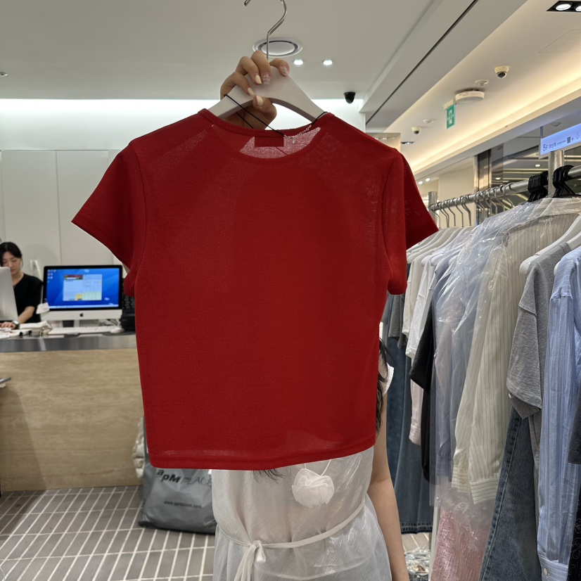 VIVE韓國㊣直郵東大門代購女裝新品推薦25春夏休閑時尚熱賣T恤VIVET恤