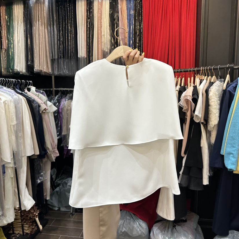 HERISH-HAUTE直郵韓國代購㊣女裝新品熱賣推薦襯衫蕾絲衫斗篷HERISH-HAUTE襯衫/蕾絲衫
