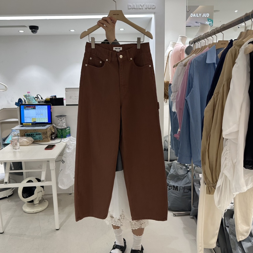 DAILYJUD直郵韓國代購㊣女裝新款人氣時尚25春夏熱賣休閑褲DAILY JUD休閑褲圖色2
