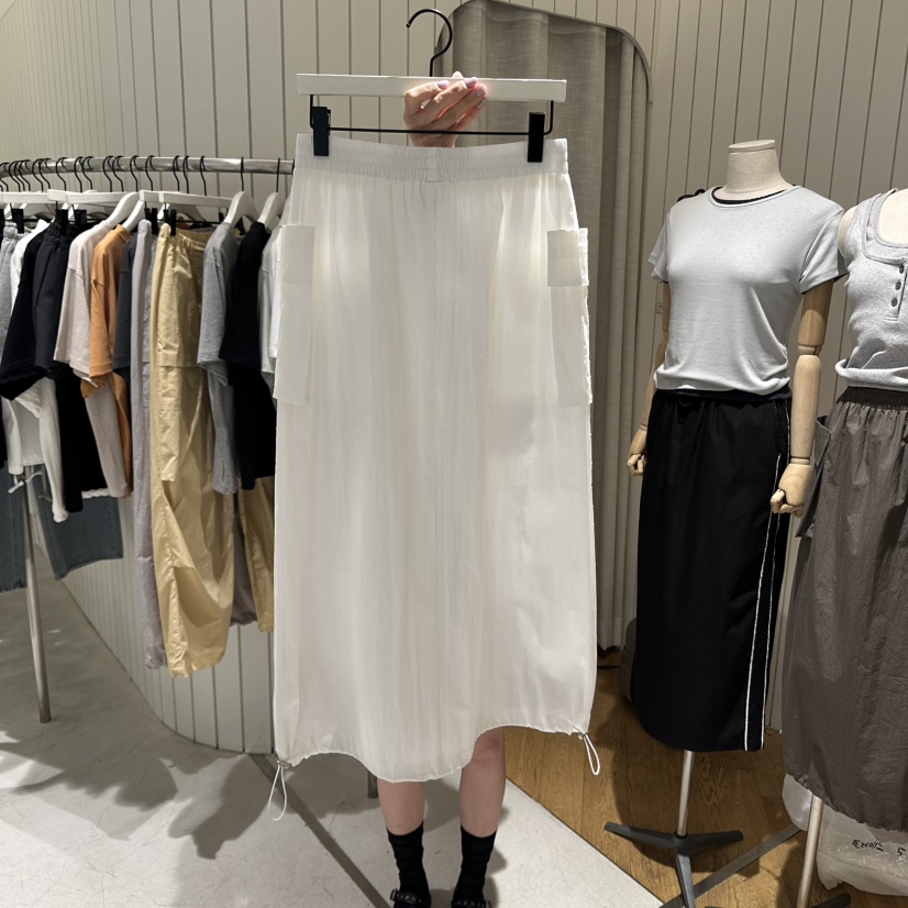 GRADE直郵韓國代購㊣女裝新品時尚休閑熱賣人氣25春夏推薦長裙GRADE長裙