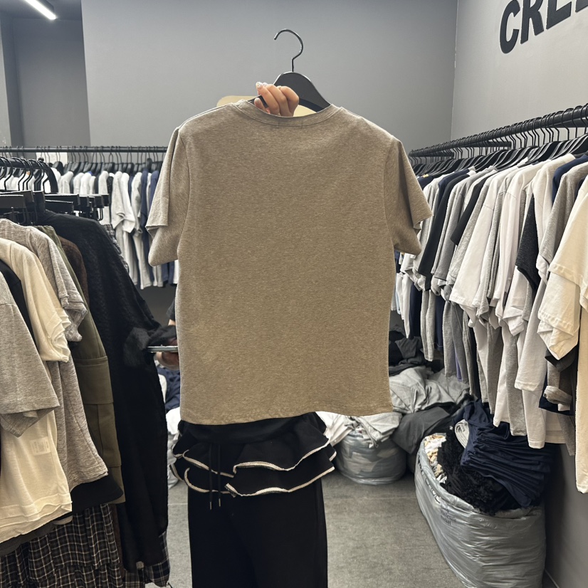 CREDITO韓國㊣直郵東大門代購女裝新款25春夏人氣時尚推薦T恤Came_l 家T恤