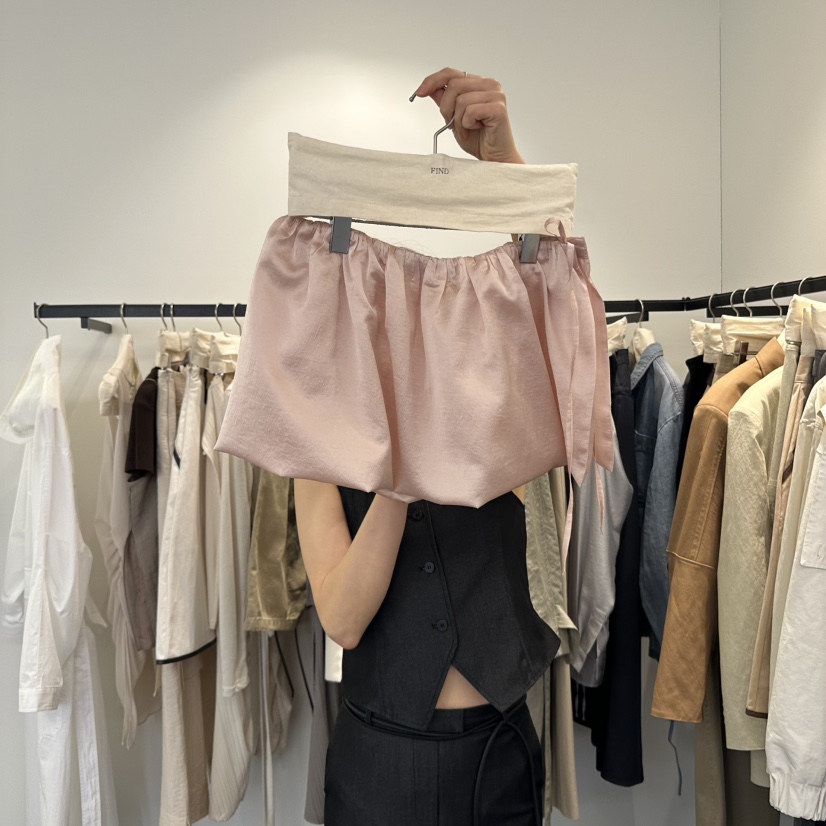 FIND-P直郵韓國代購㊣女裝新款熱賣25春夏人氣休閑時尚短裙FIND-P短裙圖色2