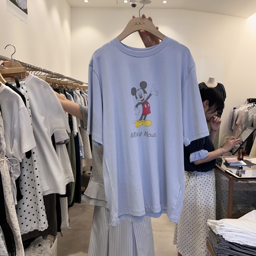 TAN&COMO韓國直郵㊣東大門實拍女裝新品時尚人氣25春夏T恤tan-COMOT恤圖色3