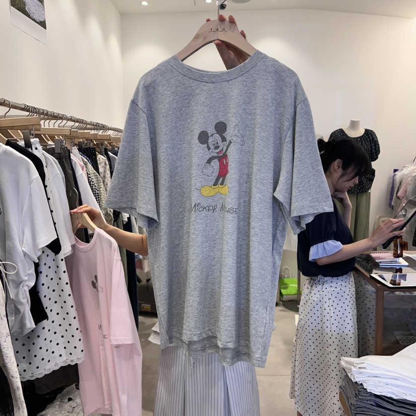 TAN&COMO韓國直郵㊣東大門實拍女裝新品時尚人氣25春夏T恤tan-COMOT恤圖色4