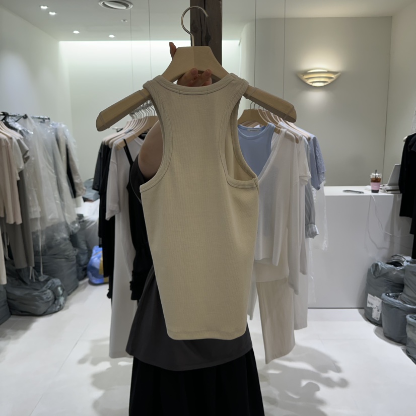 AVECNOUS韓國直郵㊣東大門實拍女裝新品熱賣休閑人氣吊帶背心AVECNOUS吊帶/背心