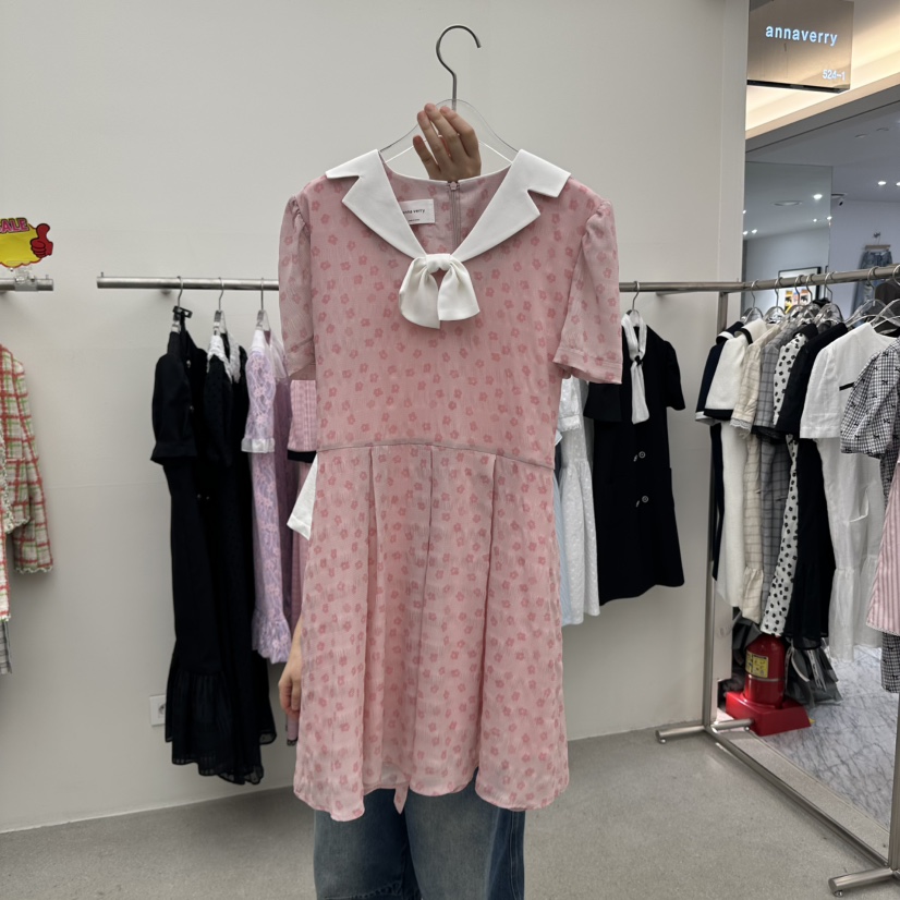 ANNA VERRY-P韓國直郵㊣東大門實拍女裝新品時尚熱賣連衣裙ANNA VERRY/BELIEVE連衣裙圖色2