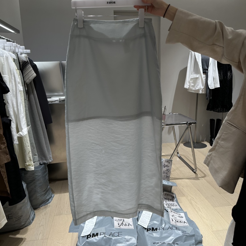 FAVOR-P韓國㊣直郵東大門代購女裝新品推薦人氣熱賣休閑長裙FAVOR-P長裙圖色3