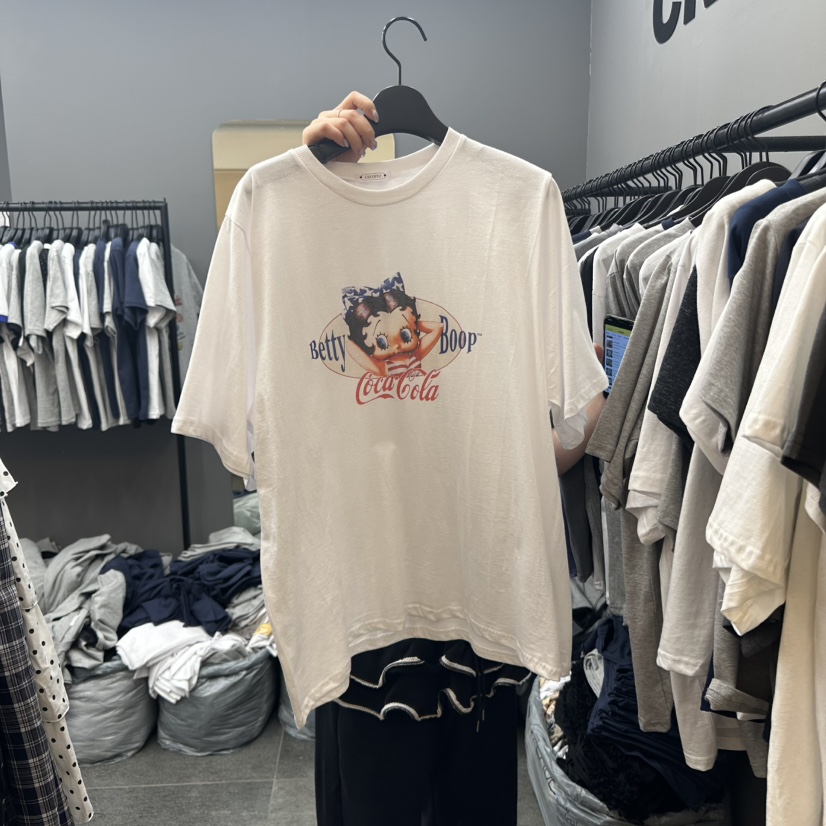 CREDITO直郵韓國代購㊣女裝新款人氣熱賣推薦25春夏休閑T恤Came_l 家T恤圖色1