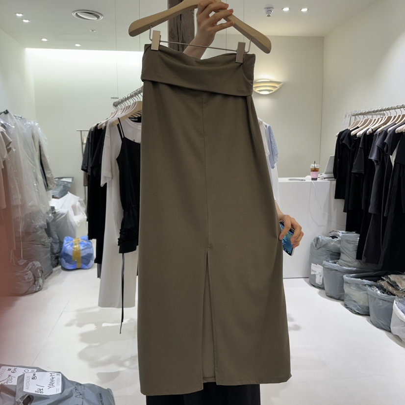 AVECNOUS韓國直郵㊣東大門實拍女裝新品25春夏時尚人氣長裙AVECNOUS長裙