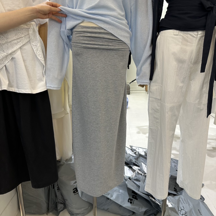 AVECNOUS韓國直郵㊣東大門實拍女裝新品25春夏時尚人氣長裙AVECNOUS長裙