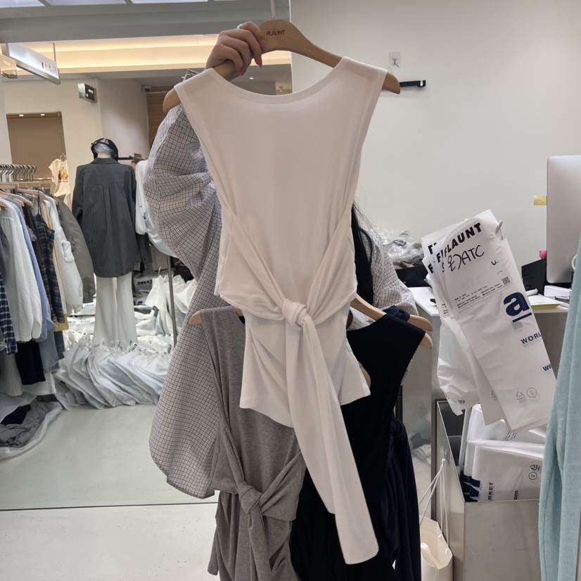 FLAUNT韓國直郵㊣女裝新品推薦25春夏時尚休閑熱賣吊帶背心FLAUNT吊帶/背心圖色2