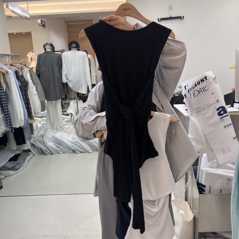 FLAUNT韓國直郵㊣女裝新品推薦25春夏時尚休閑熱賣吊帶背心FLAUNT吊帶/背心圖色3