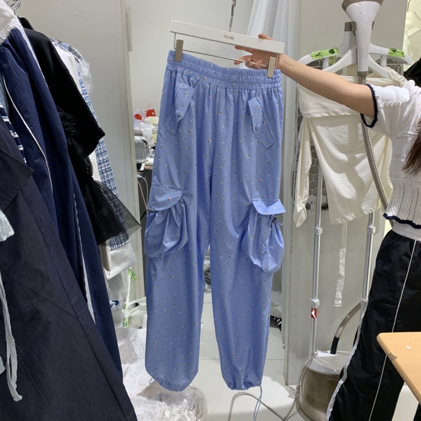 TYCHE韓國直郵㊣女裝新款25春夏時尚熱賣推薦休閑休閑褲工裝褲TYCHE休閑褲圖色2