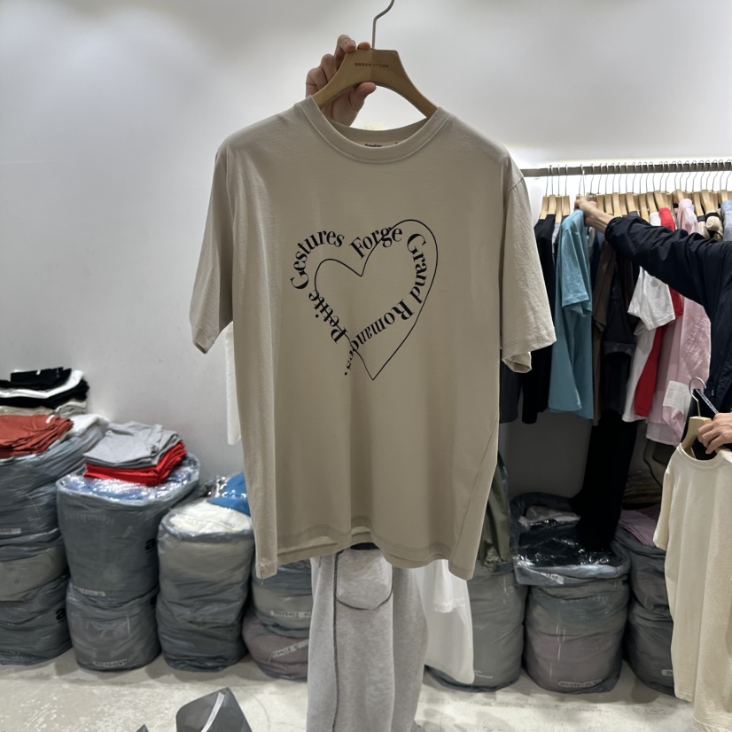 URBANSTORY/REMAKING韓國直郵㊣女裝新款休閑25春夏人氣T恤BAGUETTE-PT恤圖色2