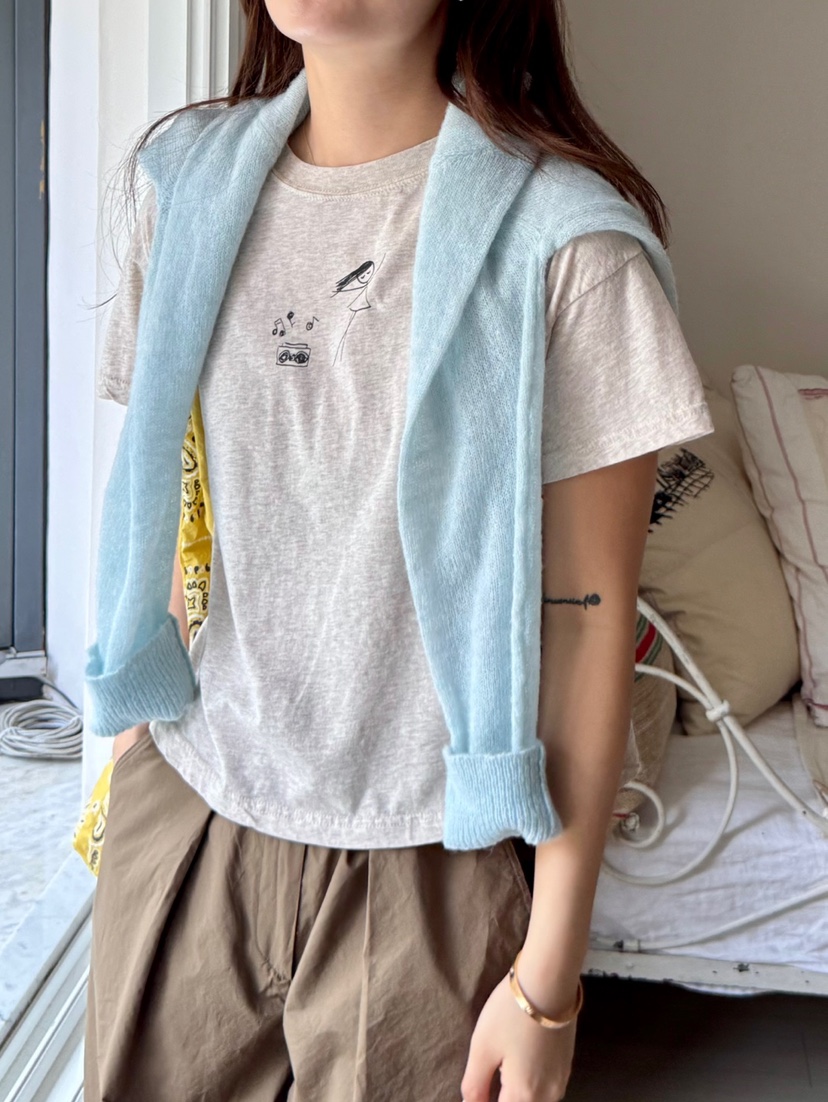 AT NOTE韓國㊣直郵東大門代購女裝新款熱賣時尚人氣25春夏T恤AT NOTET恤