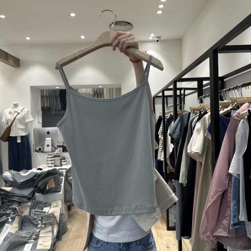 BRUNI/RICOTTA直郵韓國代購㊣女裝新品人氣休閑時尚吊帶背心BRUNI/RICOTTA吊帶/背心