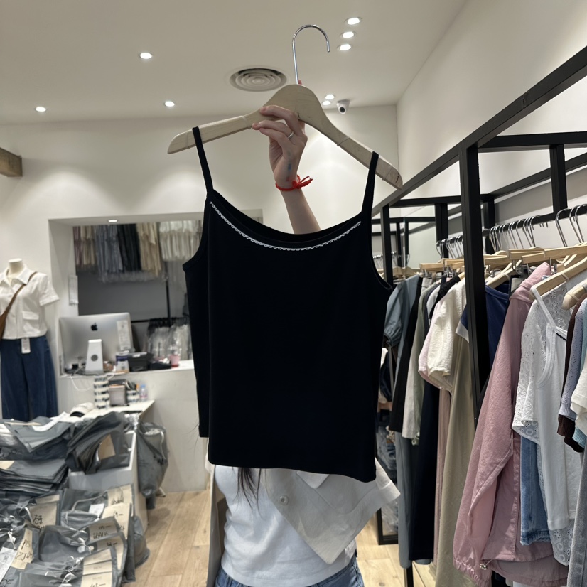 BRUNI/RICOTTA直郵韓國代購㊣女裝新品人氣休閑時尚吊帶背心BRUNI/RICOTTA吊帶/背心圖色3