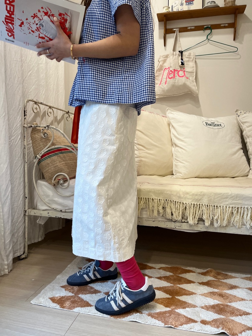 AT NOTE韓國㊣直郵東大門代購女裝新款休閑推薦時尚長裙刺繡AT NOTE長裙