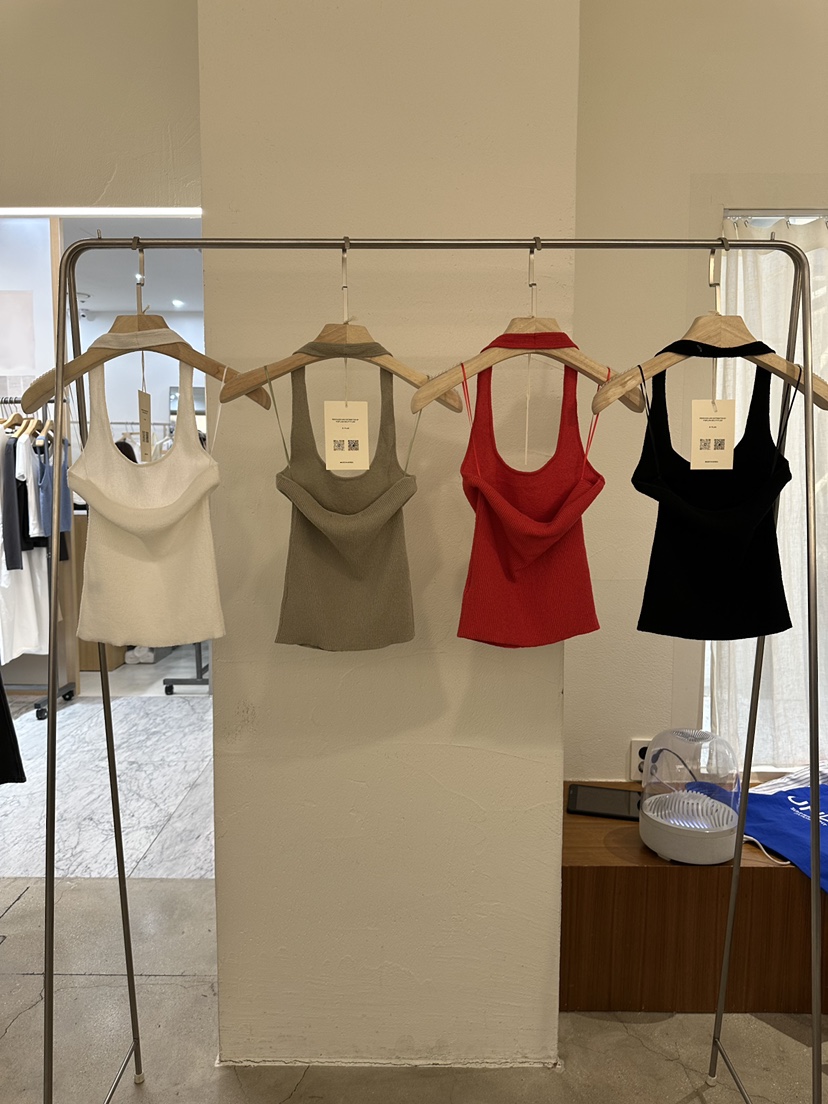 BPLAN韓國直郵㊣女裝新品時尚人氣休閑熱賣推薦25春夏吊帶背心BPLAN吊帶/背心