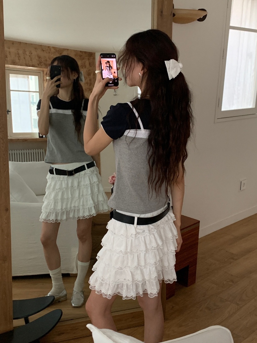 MORE THAN-P韓國直郵㊣東大門實拍女裝新款時尚熱賣25春夏T恤MORE THANT恤