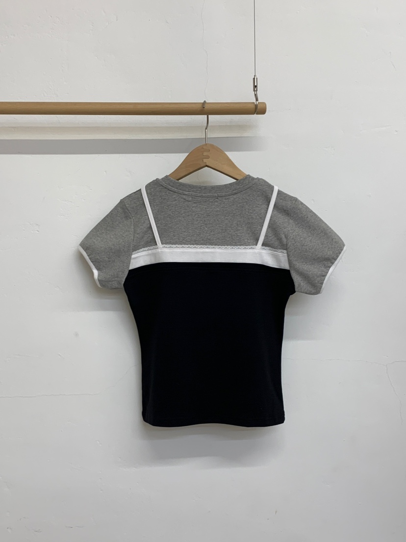 MORE THAN-P韓國直郵㊣東大門實拍女裝新款時尚熱賣25春夏T恤MORE THANT恤