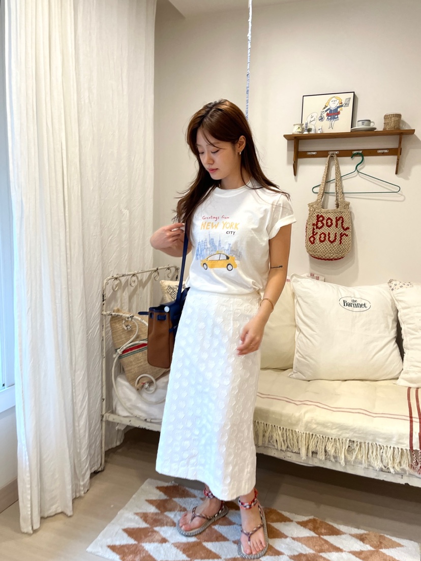 AT NOTE韓國直郵㊣東大門實拍女裝新款時尚休閑熱賣25春夏T恤AT NOTET恤